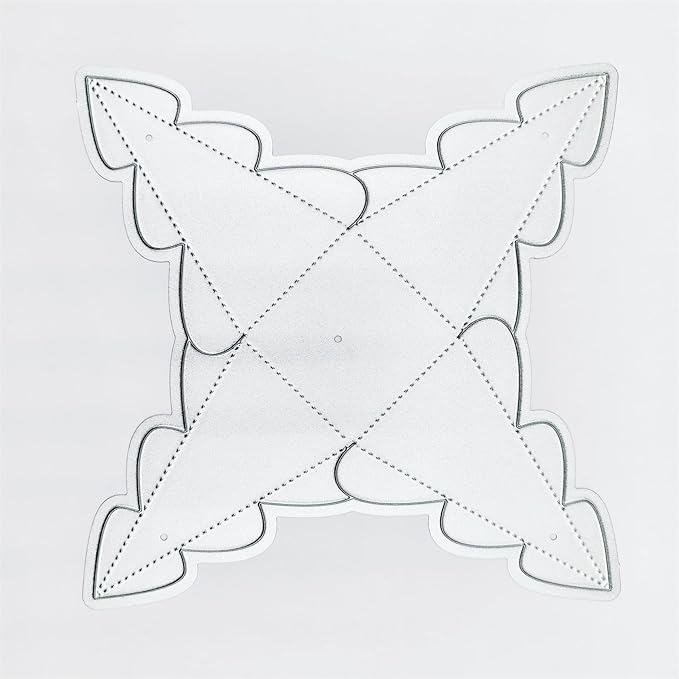 Metal Cutting Dies DIY Merry Christams Embossing Stencil Template Scrapbooking Card Making Mold Photo Album Arts Crafts Tools (Christmas Candy box-12x12cm)
