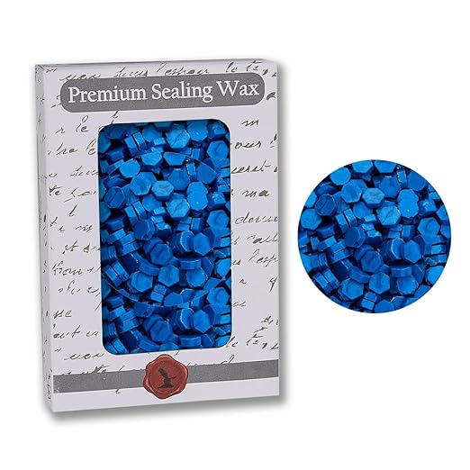 Cobalt Premium Sealing Wax Beads 2 OZ. -350 pcs+