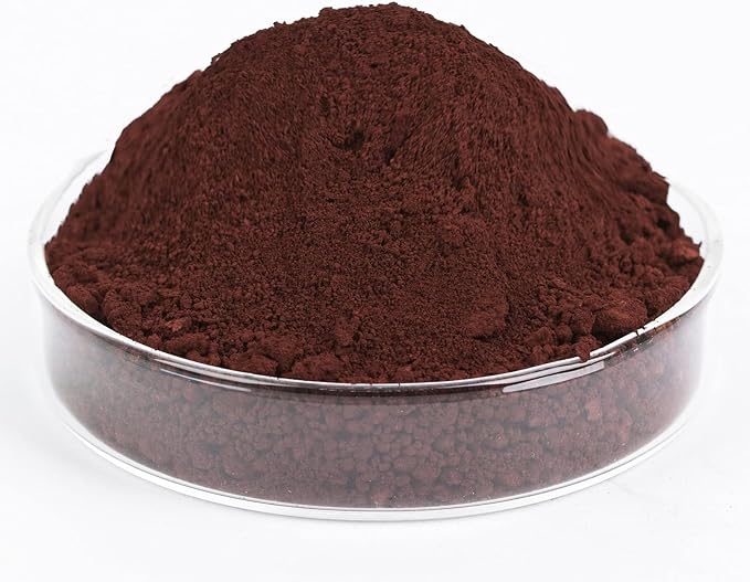 GOODTAKE Brown Iron Oxide Pigment Powder for Concrete, Cement Dye Color for Mortar, Grout, Plaster, Tile, Colorant, Paint, Manually Paving Mold (Brown, 20 oz)