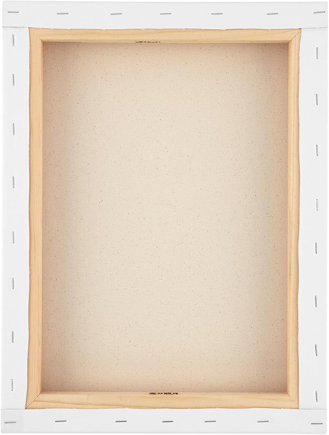 SoHo Urban Artist, 18x36 Heavyweight Stretched Cotton Canvas for Painting - 1.5" Deep- 3 Pack, Triple Primed, 100% Cotton Canvas, Archival, Universal Primed for Oil, Acrylic, Alkyd, Mixed Media