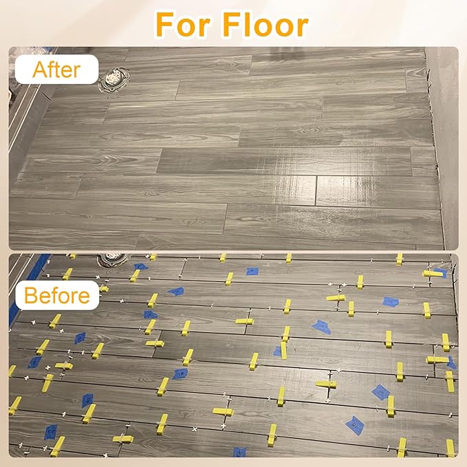 Storystore Tile Leveling System with Tile Pliers - 3000 Piece Tile Spacers Clips and 300 Piece Reusable Wedges, 1/8 Inch Tile Installation Tools Kit