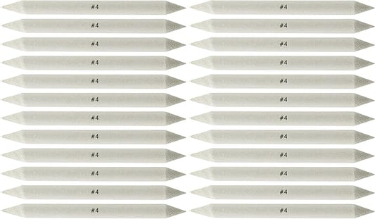 Creative Mark Blending Stumps - Solid Double-Ended Blending Stumps for Blending Charcoal, Pencils, Pastels, and More! - [Size # 4-12 Count] (Pack of 2)