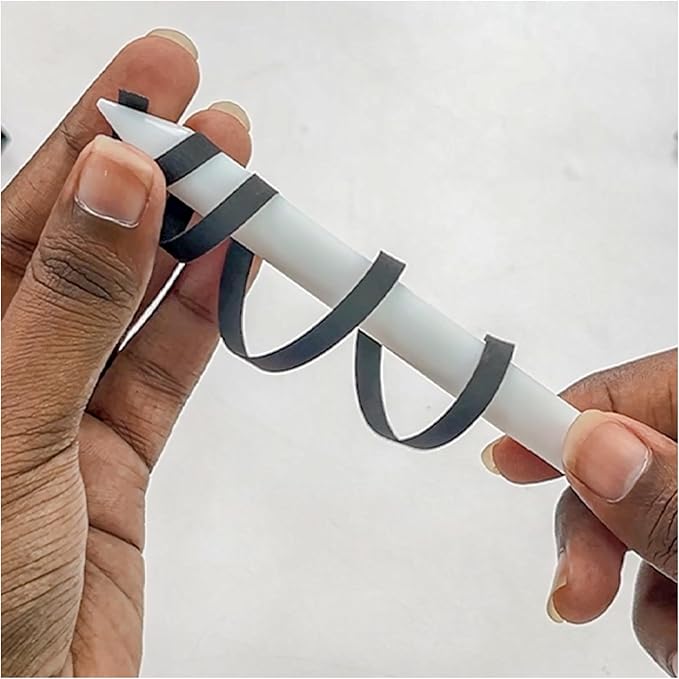 CrafTreat Teflon Bone Folders for Card Making - Burnisher Bone Folder - Teflon Bone Folder Tool for Scoring Creasing Origami and Paper Crafts- Pencil Shape Tool