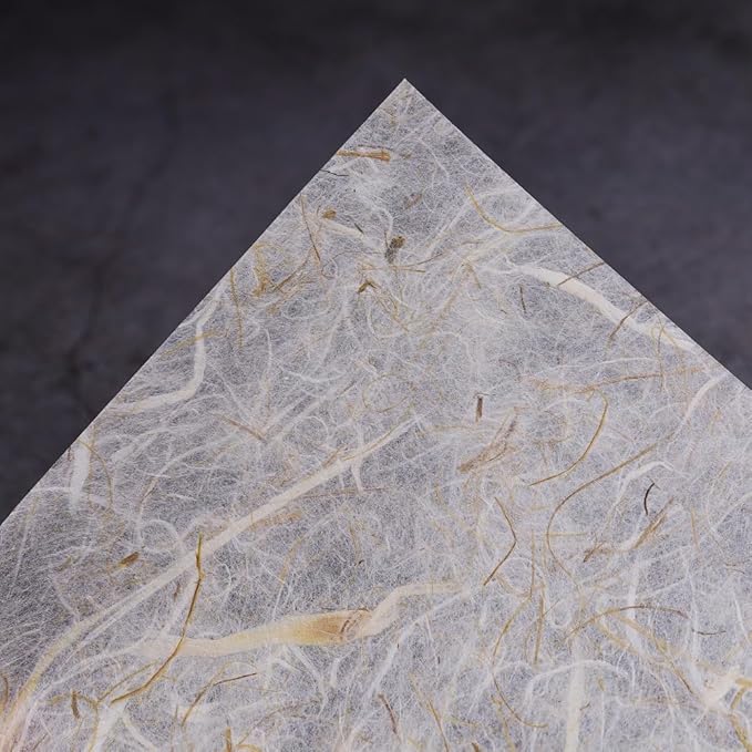Natural Banana bark,leavse etc., 6 x 6 Inches Square Origami Paper Arts Folding Craft, Decoration Paper, Painting Square Folding Paper for DIY Crafts, 50 Sheets (Mixed Leaves,Banana Bark, etc, 6"x6")