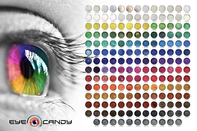 Eye Candy Premium Mica Powder Pigment “Glimmer White” (25g) Multipurpose DIY Arts and Crafts Additive | Woodworking, Bath Bombs, Resin, Epoxy, Soap, Nail Polish (Glimmer Ghost White, 25G)