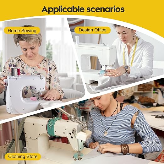 3 Pcs Magnetic Seam Guide for Sewing Machine, 2025 Multifunctional Polygonal Magnetic Seam Guide with Scale, Sewing Accessories for Magnet Making Machine (3colors)