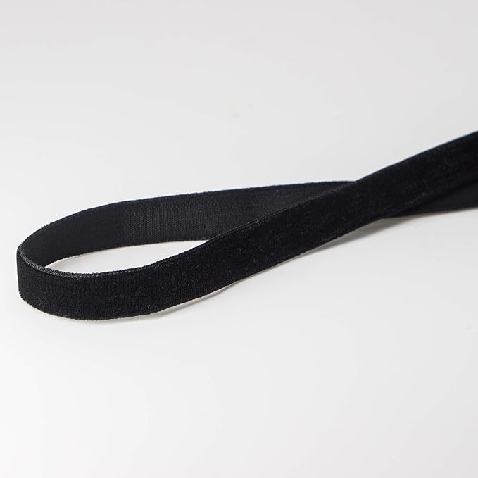 Ribbli Polyester Black Velvet Ribbon,3/8 Inch,10-Yard Spool,Use for Choker,Gift Wrapping,Floral Bouquets, Boutonnieres