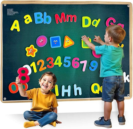 QUOKKA ABC Felt Board for Kids 3-5 Years Old - Social Emotional Preschool Learning Activities for Ages 3-4 - Educational Flannel Toy Speech Therapy Gift
