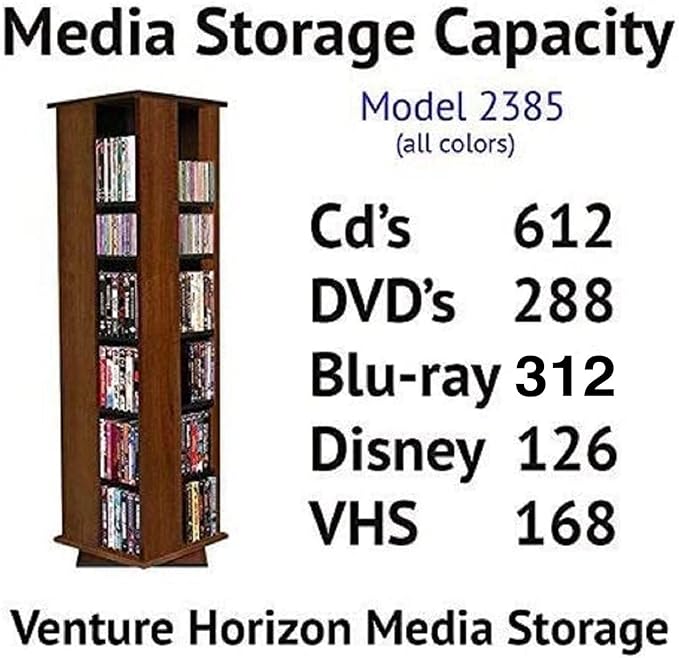 Venture Horizon Revolving Media Tower 600 Cherry
