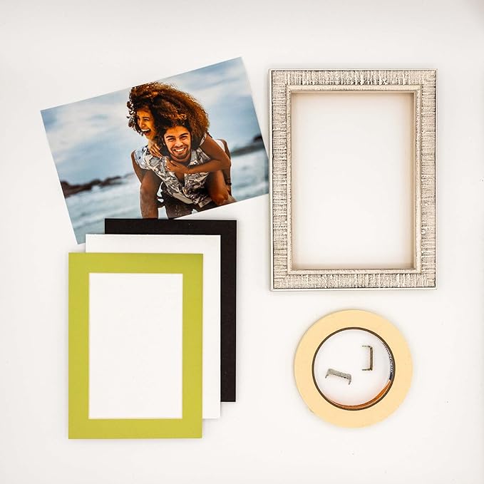6x8 Mat for 8x10 Frame - Precut Mat Board Acid-Free Show Kit with Backing Board, and Clear Bags Pistachio Green 6x8 Photo Matte Made to Fit a 8x10 Picture Frame Matboard for Framing, Pack of 10 Mats