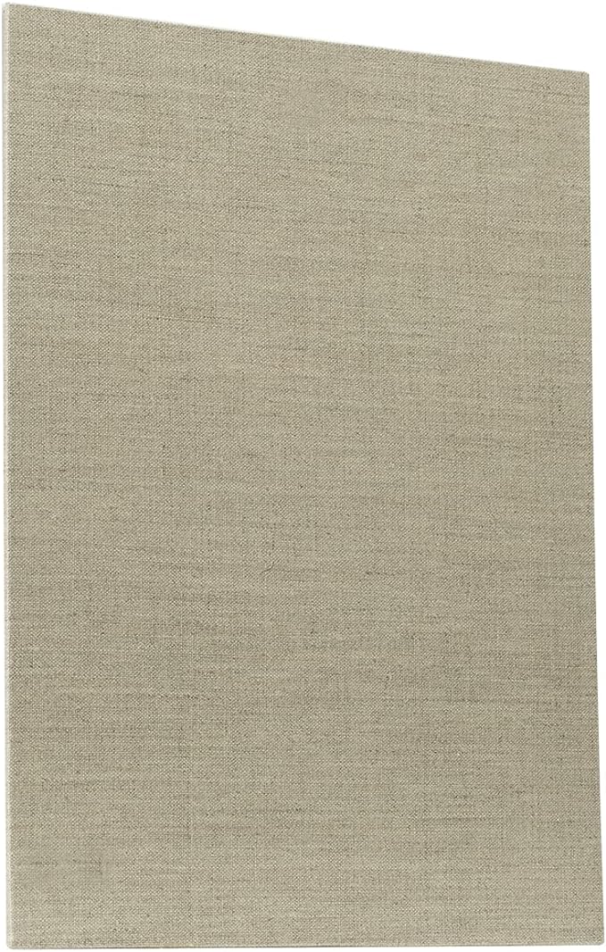 Senso Clear Primed Linen Panels - 8x10-3 Pack of Panels for Painting Oils, Acrylics, Pastels and More
