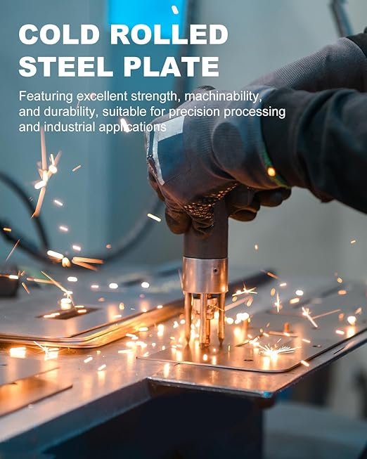 16" x 12" 18 Gauge Steel Sheets Metal Cold Rolled Steel Plate, 4 Pcs Weldable Metal Sheet for DIY Craft Projects, Industrial, Professional