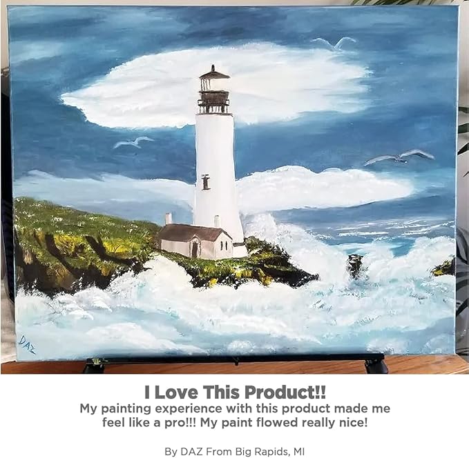 Centurion Deluxe Professional Oil Primed Linen Canvas Panels - 12x24-3 Pack of Linen Canvases for Painting, Artwork and More