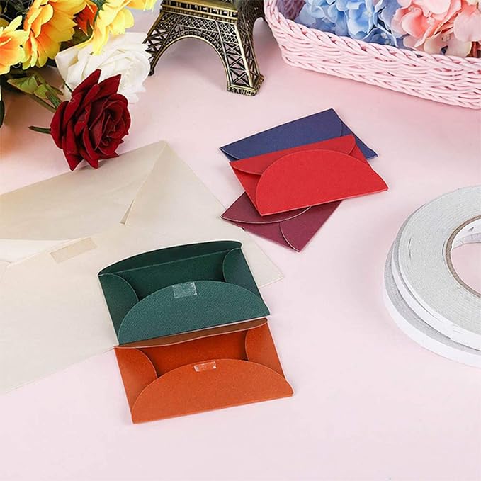 Aniann 236 Yards Double Sided Tape for Crafts, 6 Rolls Two Sided Tapes for Arts, Scrapbooking, Card Making, Gift Wrapping, DIY, Office & Home Supplies (1/4", 1/3", 1/2")