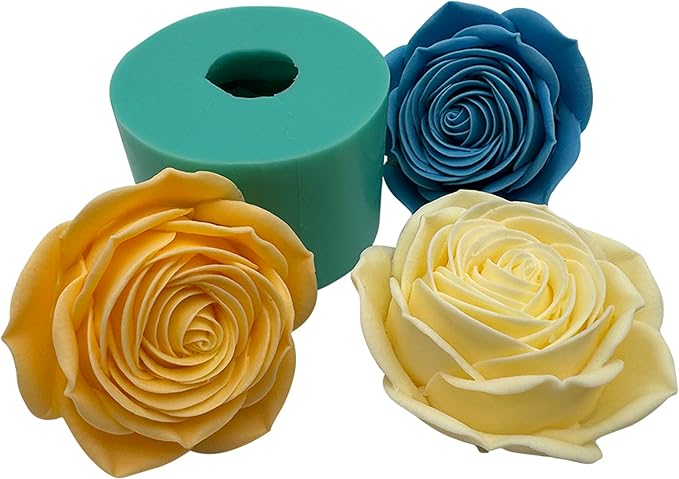DIY Resin Flower Gift Craft Molds Decorated Crystal Epoxy Silicone Mold, Handcrafted Candle Wax Melt Mould, Polyer Clay Aroma Plaster Disffuer Stone Moulds, Chocolate Mousse Cake Candy Mold