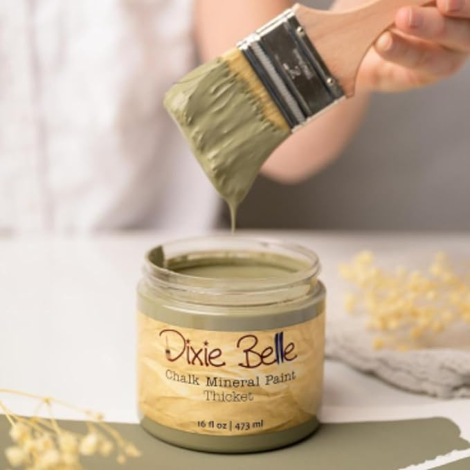 Dixie Belle Paint Company Chalk Finish Furniture Paint – Thicket (16oz) – Matte Chic Chalk Mineral DIY Furniture Paint