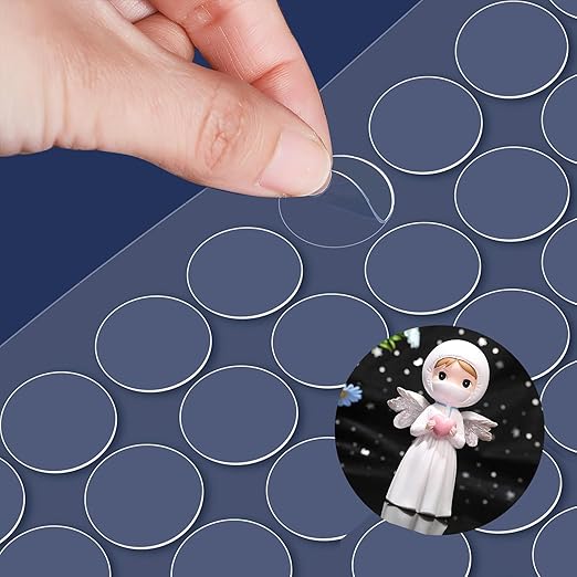 Adhesive Stick dots Two-Sided Sided Mounting Putty Stick Tack for Wall Hanging Crafts Balloons Festival Party Decorations,Clean Removable(0.59"*0.59"-900)