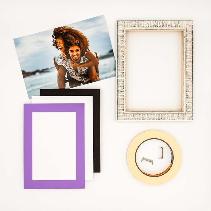11x14 Mat for 8.5x11 Photo - Precut Light Purple Picture Matboard for Frames 11 x 14 Inches - Bevel Cut to Display Art 8.5 x 11 Inches - Acid Free Pack of 10 MATS with Backing Boards & Clear Bags