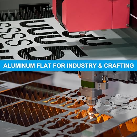PATIKIL 6061 T651 Aluminum Sheet Metal 4 x 1.18 x 1/25.4(0.04") Inch 3Pcs Flat Plain Aluminum Plate Covered Stock with Protective Film, Heat Rectangle 1MM for Lndustry Crafting
