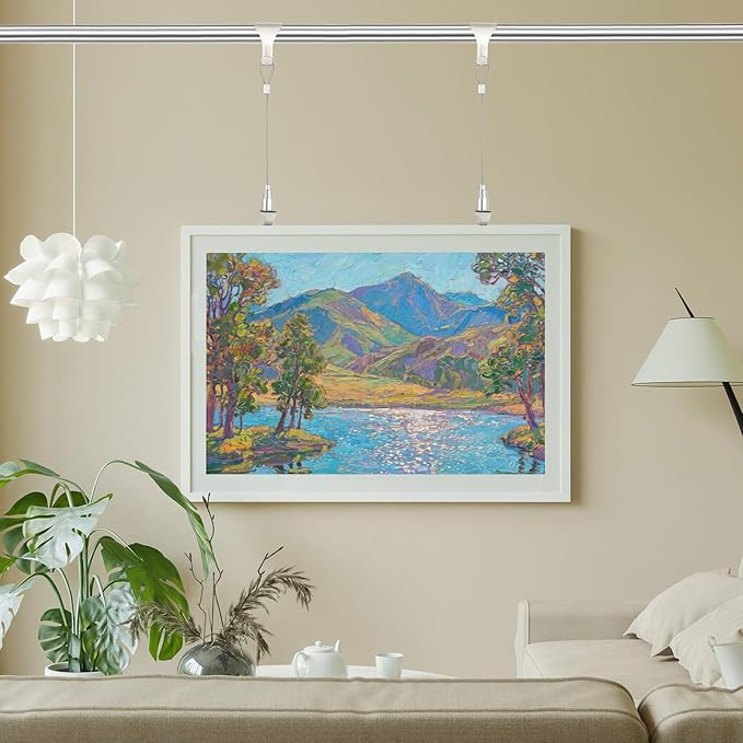 uxcell 5Pcs Picture Hanging Wire Kit, 2.5 m x 1.5 mm Heavy Duty Picture Hangers Adjustable Wire Rope with S-Hooks and Loop, Load 35kg/77.1 lbs for Hanging Mirrors Light Lamp Artwork