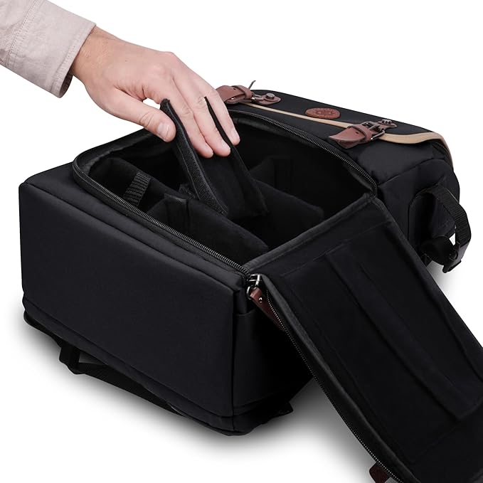 ENHANCE Designer Edition TCG Backpack - MTG Deck Bag Card Binder Space, TCG Deck Box Storage, MTG Playmat Holder - Card Storage Compatible with Magic the Gathering, Pokemon, Lorcana (Canvas Black)