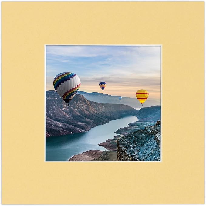 6x8 Mat for 8x10 Frame - Precut Mat Board Acid-Free Show Kit with Backing Board, and Clear Bags Marzipan Beige 6x8 Photo Matte Made to Fit a 8x10 Picture Frame Matboard for Framing, Pack of 100 Mats