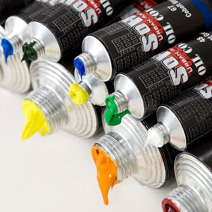 Soho Urban Artist Oil Paint - Cobalt Violet Hue, 430 ml Can - Best Valued Oil Colors for Painting, Excellent Pigment Load
