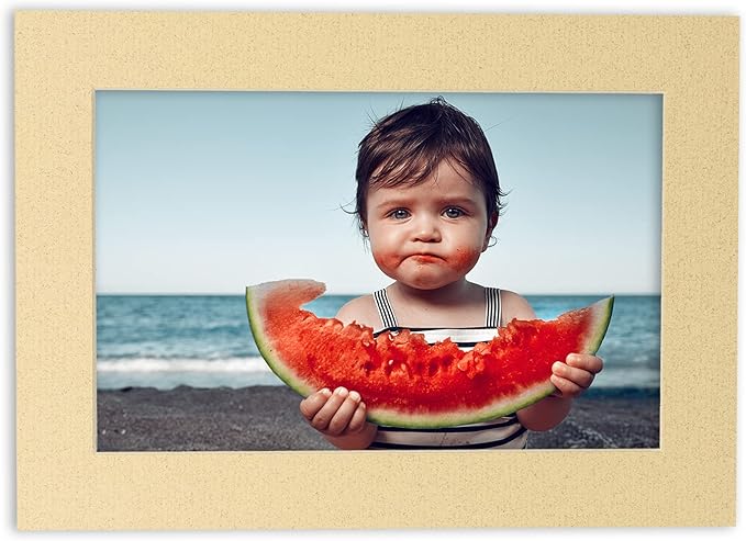 11x14 Mat for 8.5x11 Photo - Precut Tan Picture Matboard for Frames Measuring 11 x 14 Inches - Bevel Cut to Display Art 8.5 x 11 Inches - Acid Free Pack of 10 MATS with Backing Boards & Clear Bags