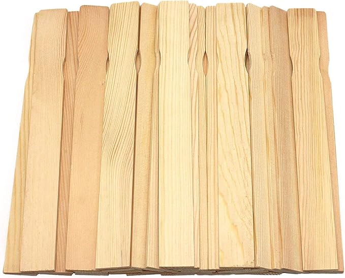 Bamboo Paint Stir Sticks - Rewiss Paint Sticks 10 Inch Wood Stirrers Paddles Resin or Wooden Craft Sticks, Garden and Library Markers(1000 pcs)