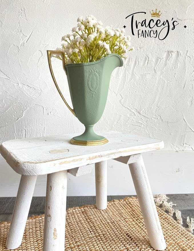 Dixie Belle Paint Company Chalk Finish Furniture Paint - Weeping Willow (16oz) - Matte Soft Green Chic Chalk Mineral DIY Furniture Paint