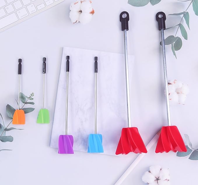 3 Sizes/6 Pack Paint Mixer,11.8 Inch, 1 Gallon Paint Mixer for Drill, Resin Mixer, Epoxy Mixer, Paint Stirrer for Drill, Drill Mixer Attachment, Epoxy Resin Mixer, Drill Paint Mixer