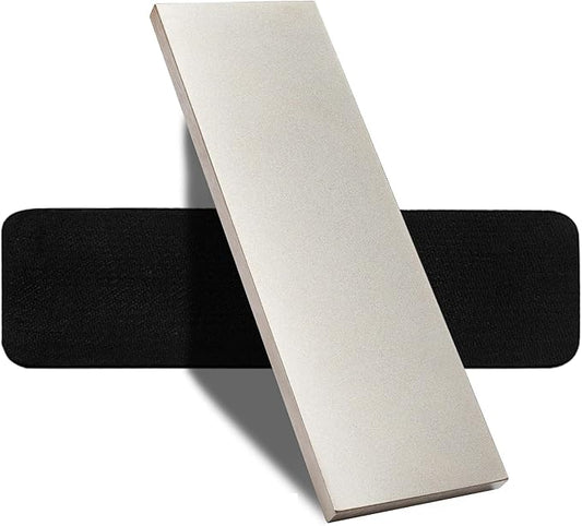 Diamond Sharpening Stone 600 Grit - Knife Sharpener Whetstone for Knives, Tools & Hunting Blades with Non-slip mat (6 x 2Inch)