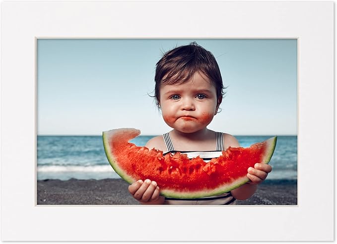 6x8 Mat for 8x10 Frame - Precut Mat Board Acid-Free Show Kit with Backing Board, and Clear Bags White 6x8 Photo Matte Made to Fit a 8x10 Picture Frame Matboard for Framing, Pack of 100 Mats