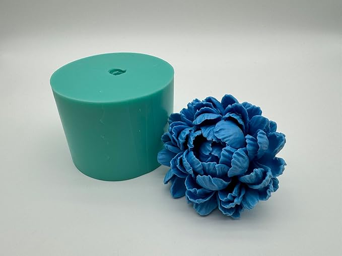 3D Chrysanthemum Flower Candle Wax Silicone Mold, DIY Resin Epoxy Flower Craft Molds Aroma Gypsum Polymer Decoration Arts Silicone Mould
