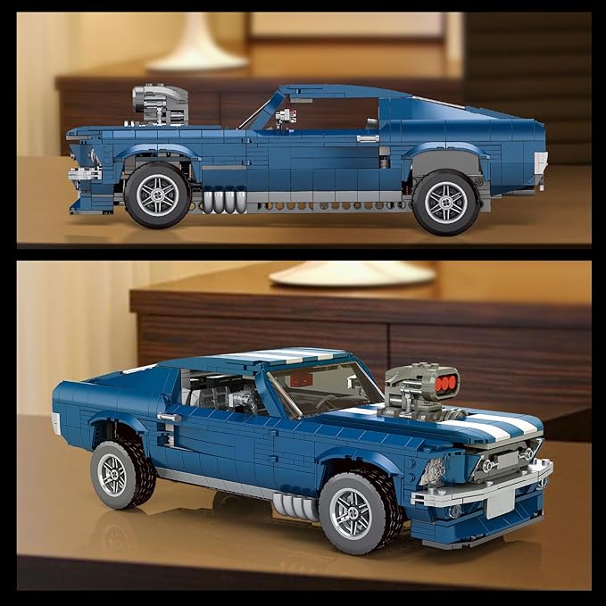 Creater Expert GT 1976 Building Blocks Toys - Compatible with Lego Car Adults Challenging, Advanced Collector's Car Model, Home and Office Display, Collectible Gift for Adults and Teens