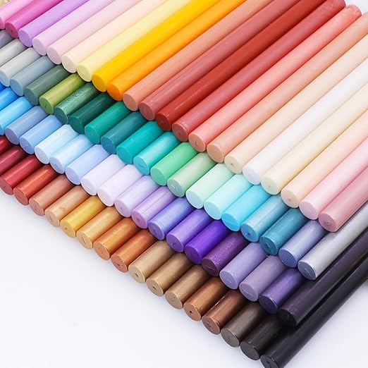 Pink Sealing Wax Sticks, WASOHLING 20Pcs Glue Gun Wax Seal Sticks for Wax Seal Stamp, Pink Wax Seals for Christmas Wedding Invitation Envelope Letter Seals, Craft Adhesive (Mini Size)