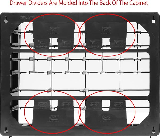 Akro-Mils 24 Drawer Hardware, Craft and Office Supply Storage Cabinet Bundle (2-pack)