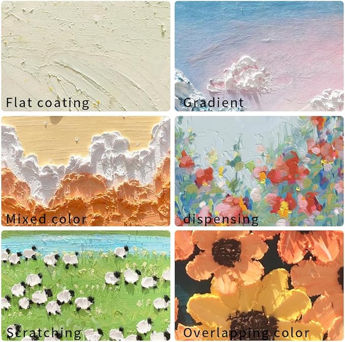 Mifuner Soft Oil Pastels Set (12 Sticks), Single Colors Heavy Oil Pastels Vibrant and Creamy,Pastel Art Supplies for Artists,Gallery Oil Painting Stick,Beginners,Adult Art Drawing Black