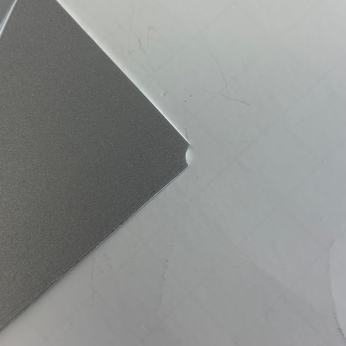 Blank Metal Plates for Laser Engraving - 4 Pack | Aluminum Sheets 0.020" Thick | CO2, Diode, Fiber Laser Compatible | Multiple Sizes & Colors (Silver (engraves black), 1x4.25 inch)