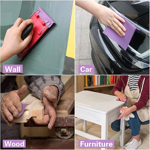 Sandpaper 2000 Grit,Wet Dry Sanding Sheets,High Performance White Fused Alumina Abrasive Sand Paper for Wood Furniture Finishing,Metal Grinding,Automotive Polishing,9 x 11 Inch,10-Pack