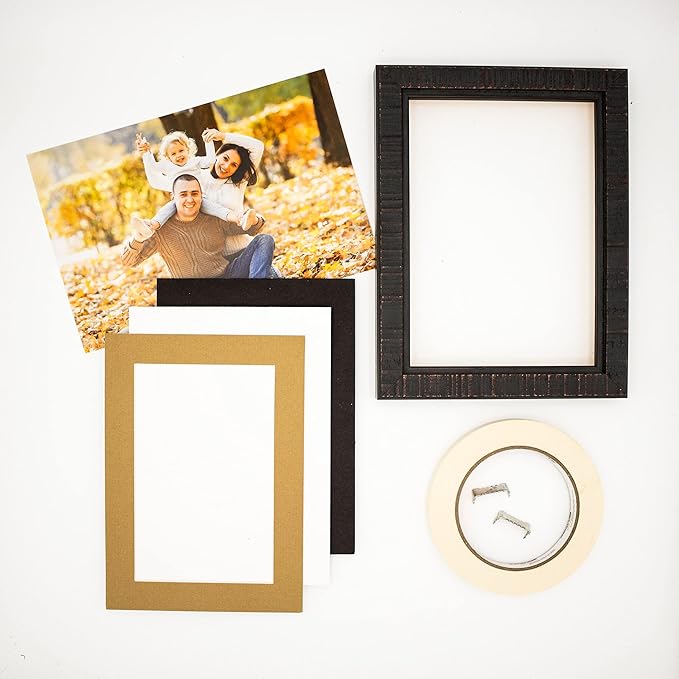 5x7 Mat for 8.5x11 Frame - Precut Mat Board Acid-Free Show Kit with Backing Board, and Clear Bags Rattan Beige 5x7 Photo Matte Made to Fit a 8.5x11 Picture Frame Matboard for Framing, Pack of 10 Mats