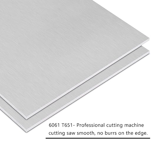 Welding Coupons- 6Pack 6061 T651 Aluminum Sheet Metal 2" X 4" X 0.125Inch Flat Plain Small Aluminum Plate Weld Practice kit for MIG, TIG, Stick, Arc, Gas, Brazing, Welding Practice kit for Beginners