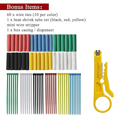 24 Gauge Electrical Wire,24 awg Wire-XINWANG 24 Gauge Stranded Tinned Copper Wire with PVC Insulation(OD:1.4 mm) 6 Colors,33ft Each, Hook Up Wire Kit