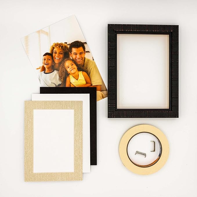 Pack of 25 Acid Free 11x14 Mats Bevel Cut for 8.5x11 Photos - Fresh Linen Canvas Precut Matboards For Pictures, Photos, Framing - 4-ply Thickness
