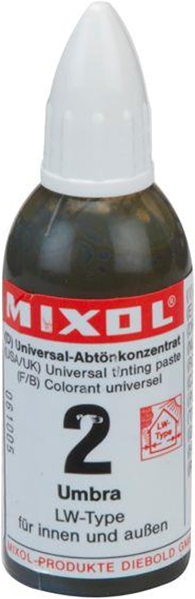 Mixol Universal Tints, Umber, #02, 20 Ml