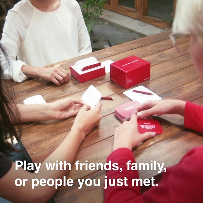 WE'RE NOT REALLY STRANGERS Card Game - 150 Conversation Cards for Couples, Friends, and Strangers - Icebreakers for Game and Date Nights, & Parties - Games for Adults and Teens, Ages 15+, 2-6 Players