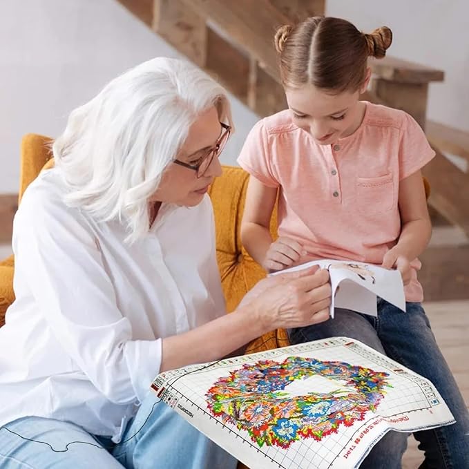 Dooxvey Cross Stitch Kits for Adults Beginners,Full Range of Cross-Stitch Stamped Kits Needlepoint Kits for Beginners Embroidery Kits 11CT Cross Stitch Patterns-Nativity 16x20 inch, Manual Arts 40