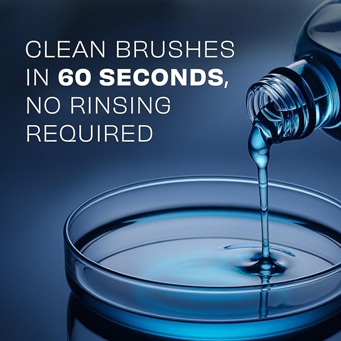 Original Makeup Brush Cleaner - Professional Cleanser for Makeup Brushes - Quick-Drying, Rinse-Free Formula - Removes Stubborn Waterproof Make Up, 8 oz