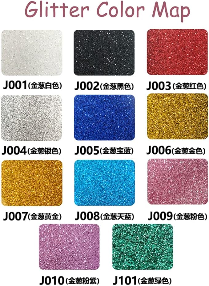 guangyintong Glitter Pink Heat Transfer Vinyl HTV Rolls, 12" x 8ft Iron on Vinyl for T-Shirts Glitter Pink HTV Vinyl for All Cutter Machines Easy to Cut & Weed for Heat Vinyl Design