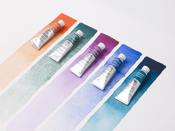 Winsor & Newton Professional Water Colour Paint, Half Pan, Aqua Green